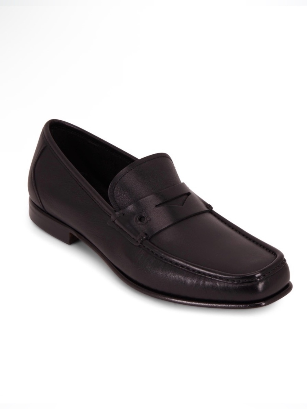 Salvatore Ferragamo Sam Black Leather Penny Loafer New size 7 EEE